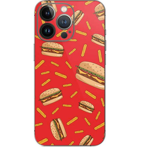 Burgers and Fries iPhone 14 Pro Skin